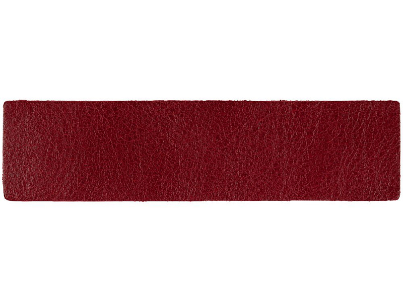 Лейбл кожаный Pasek, S, красный