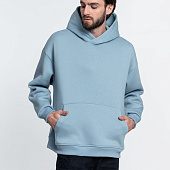 Худи Kulonga Oversize, серо-голубое