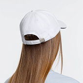 Бейсболка Spiker, белая с темно-синим