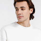 Свитшот оверсайз унисекс True Self, молочно-белый