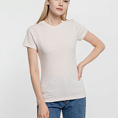 Футболка женская T-bolka Lady, молочно-белая