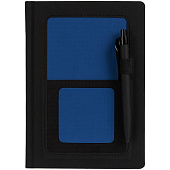Ежедневник Mobile на заказ, недатированный, черно-синий