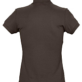 Рубашка поло женская Passion 170, шоколадно-коричневая
