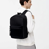 Рюкзак Patch Catcher с карманом из липучки, черный