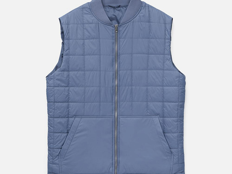 Жилет унисекс Warmbridge, синий (джинс)