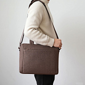 Сумка для ноутбука L225, коричневая