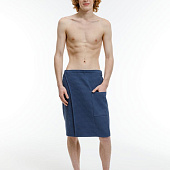 Банный набор Great Heat Therapy, мужской, темно-синий