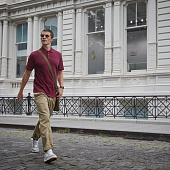 Рубашка поло Safran серый меланж