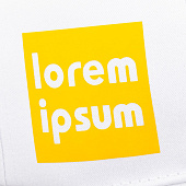 Бейсболка Canopy, белая с темно-синим кантом