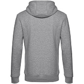 Толстовка с капюшоном унисекс King, серый меланж