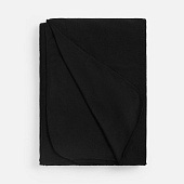 Флисовый плед Warm&Peace XL, черный