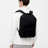 Рюкзак Patch Catcher с карманом из липучки, черный