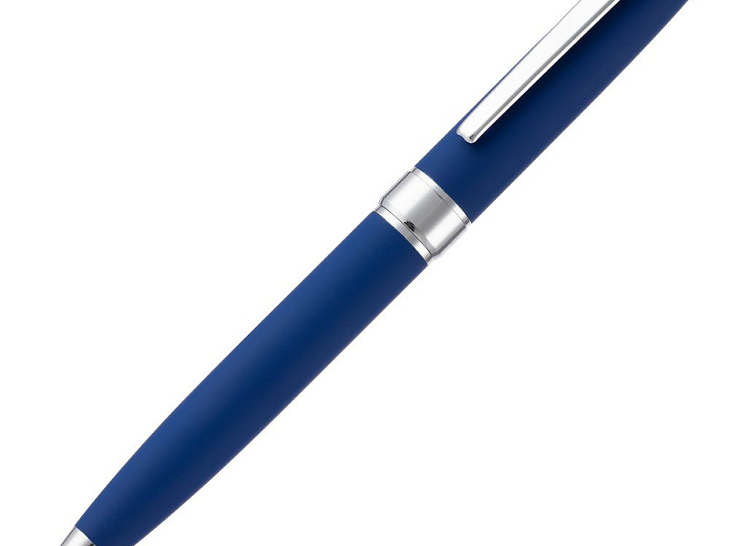 Ручка шариковая Broad Ring Soft Touch, темно-синяя