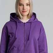 Толстовка на молнии с капюшоном Siverga 2.0, фиолетовая