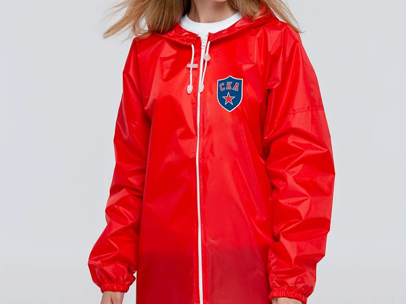 Дождевик «СКА», красный