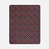 Флисовый плед Warm&Peace XL, белый