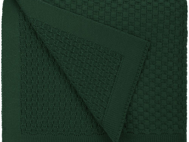 Плед Sheerness, темно-зеленый