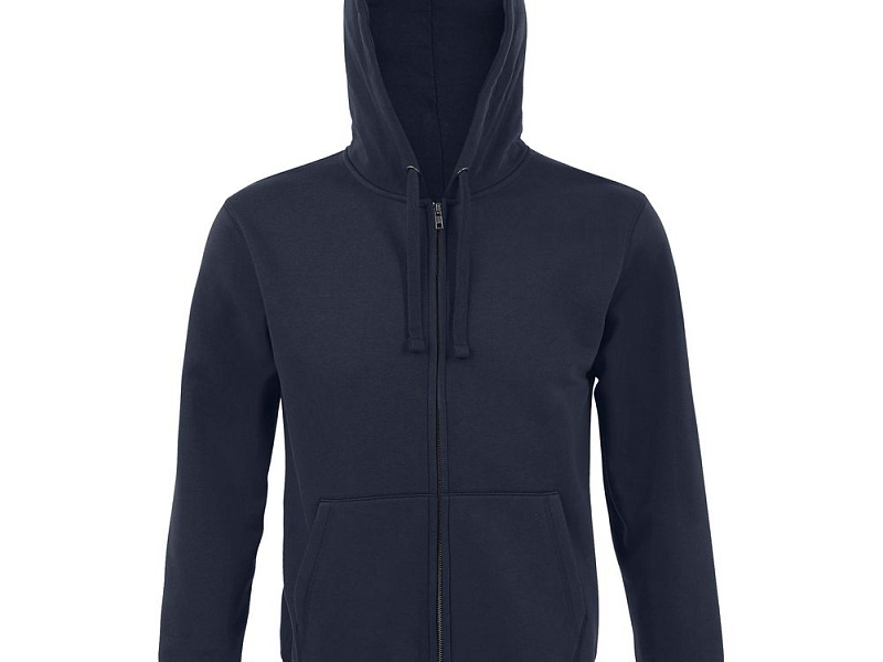 Толстовка мужская на молнии с капюшоном Spike Men, темно-синяя