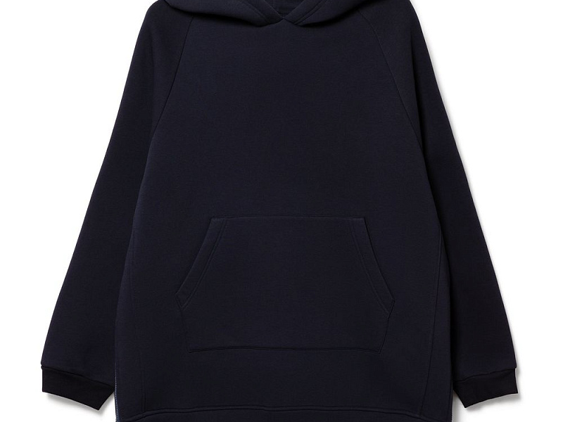 Худи унисекс оверсайз Easy Street, темно-синее