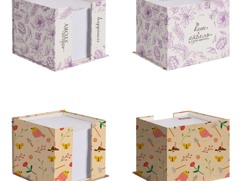 Блок для записей Cubic на заказ, 900 листов