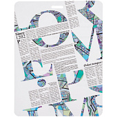 Бейдж с печатью на заказ, матовая ламинация