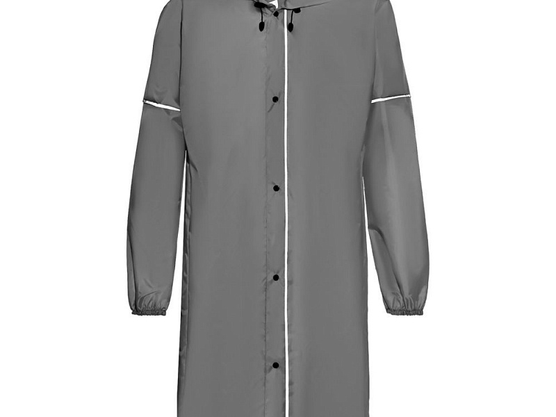 Дождевик со светоотражающими элементами Rainman Blink, серый