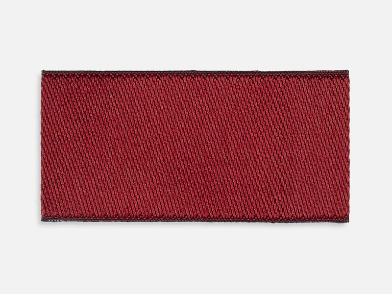 Лейбл тканевый Epsilon, XXS, бордовый