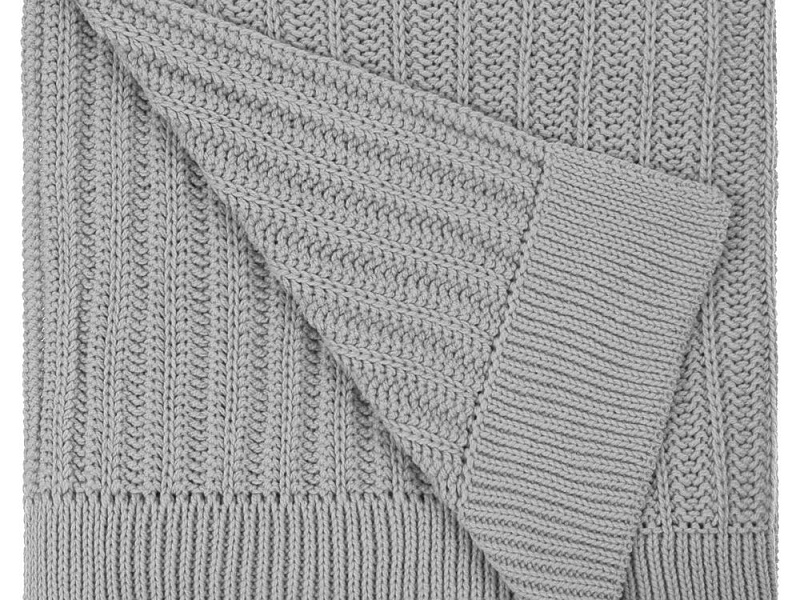 Плед Termoment, светло-серый