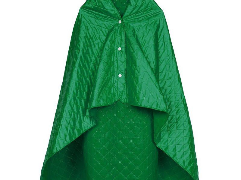 Плед-пончо для пикника SnapCoat, зеленый