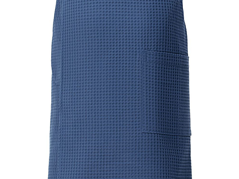 Килт вафельный мужской Onsen, темно-синий, единый размер