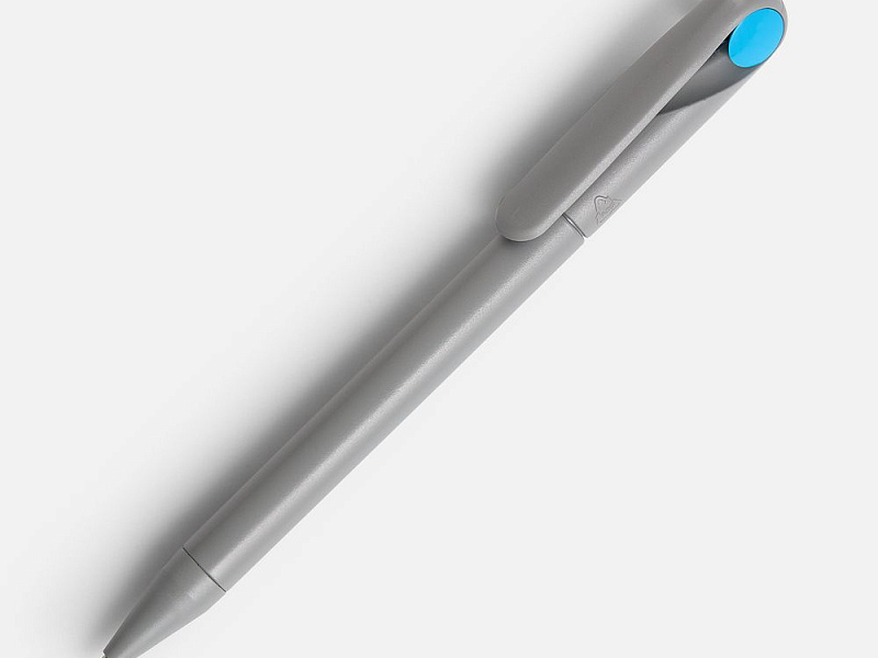 Ручка шариковая Prodir DS1 TMM Dot, серая с голубым