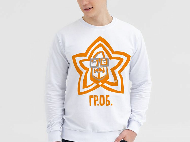 Свитшот «Меламед. Егор Летов», белый