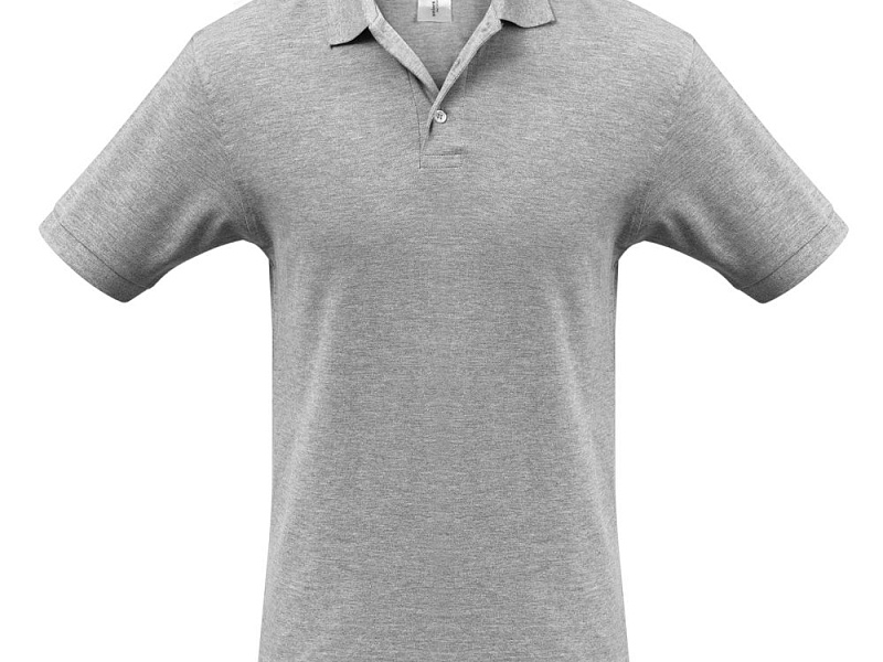 Рубашка поло Heavymill серый меланж
