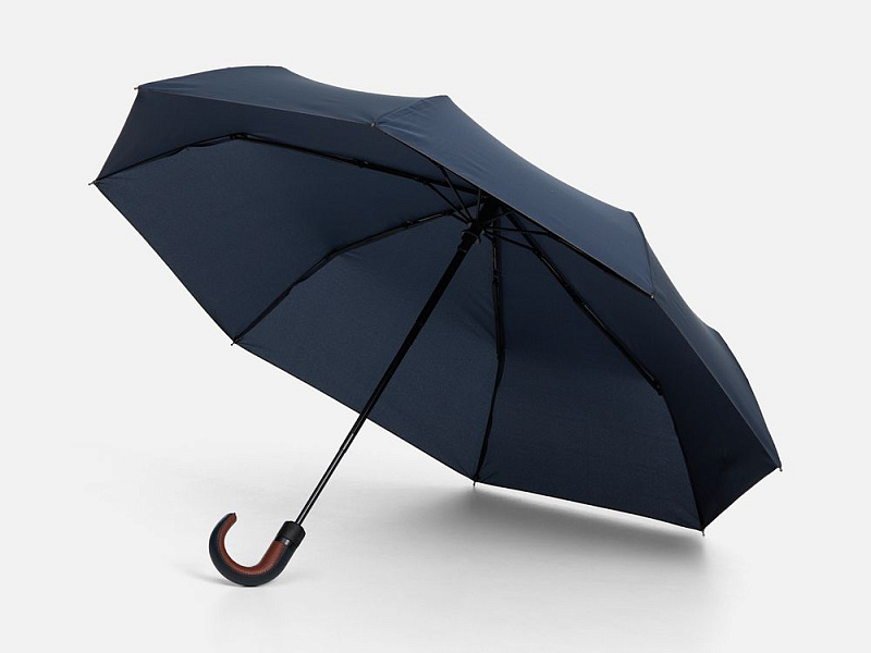 Складной зонт Palermo, темно-синий