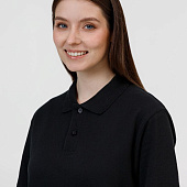 Рубашка поло унисекс Pulse, черная