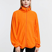 Куртка флисовая унисекс Fliska, оранжевая