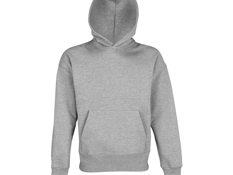 Худи оверсайз унисекс Origin, серый меланж