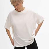 Футболка унисекс оверсайз T2, молочно-белая