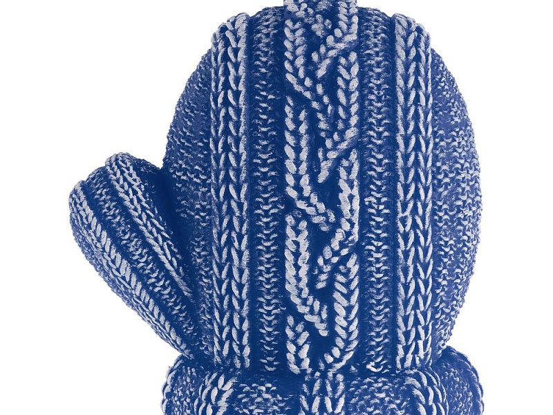 Свеча Kniteam, варежка, синяя