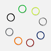 Карабин-кольцо Claus, L, черный