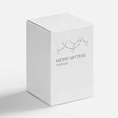 Гирлянда Merry Mittens, красная