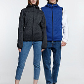 Жилет с капюшоном унисекс Gotland, синий