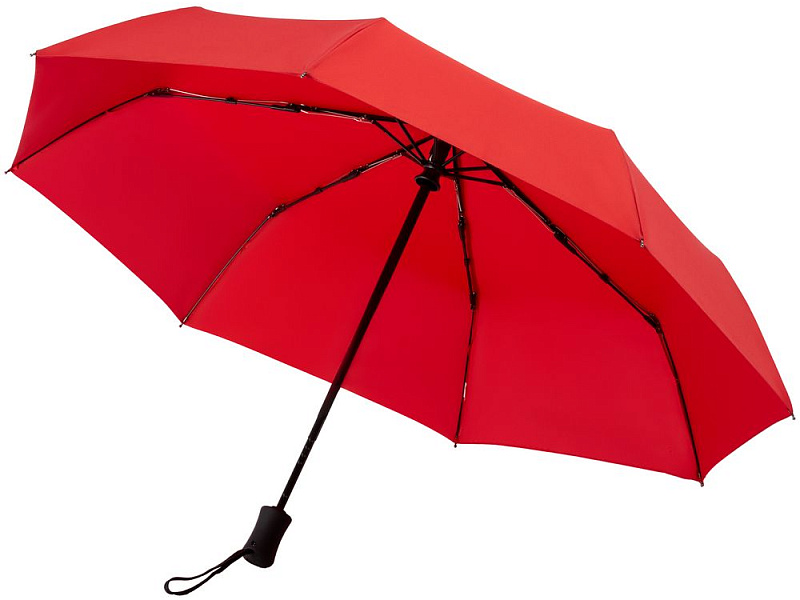 Зонт складной Monsoon, красный