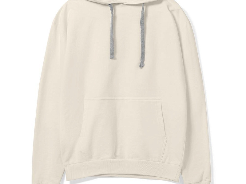 Толстовка с капюшоном Kirenga, молочно-белая