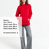 Худи унисекс Westray, красное