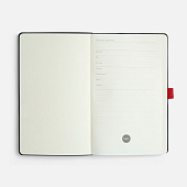 Ежедневник Lungo, недатированный, красный