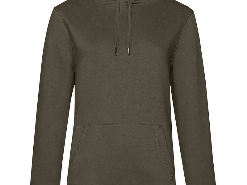 Толстовка с капюшоном женская Queen, хаки