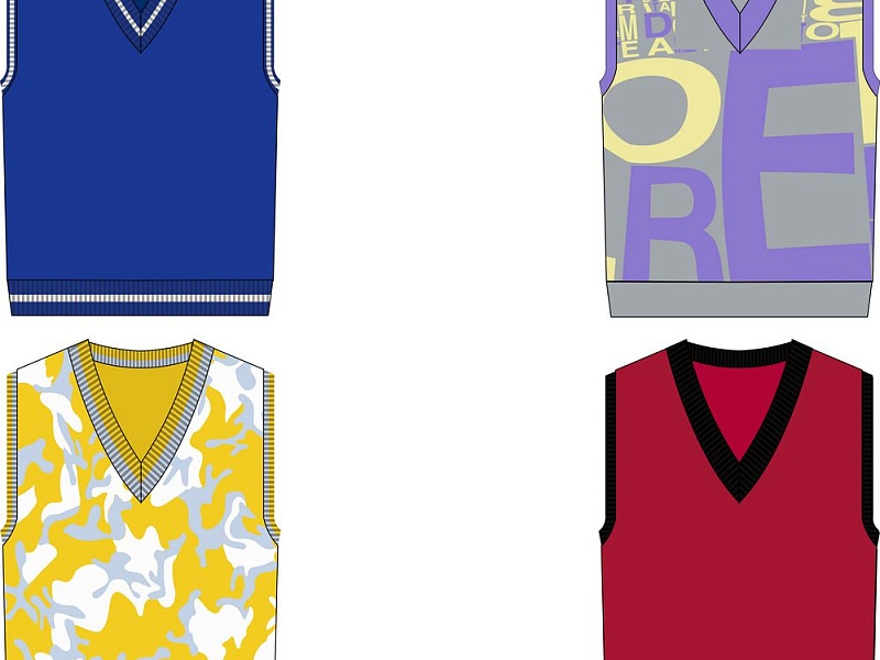 Жилет на заказ Classic Fint, акрил