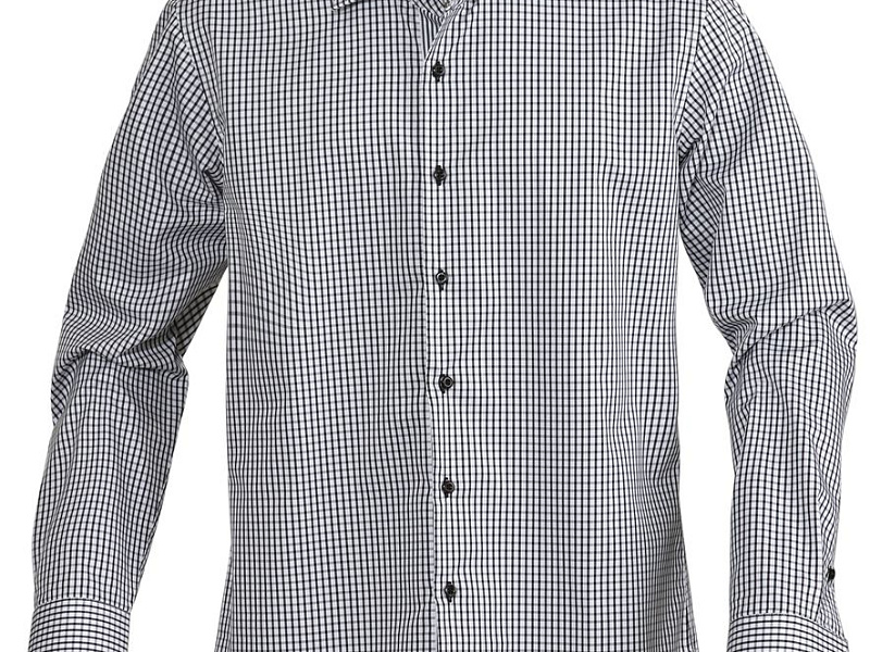 Рубашка мужская в клетку Tribeca, черная