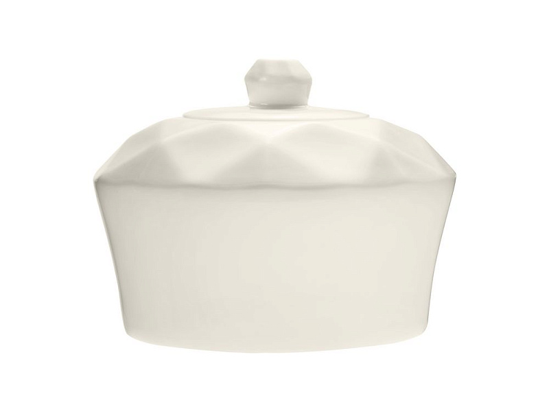 Сахарница Diamante Bianco, белая